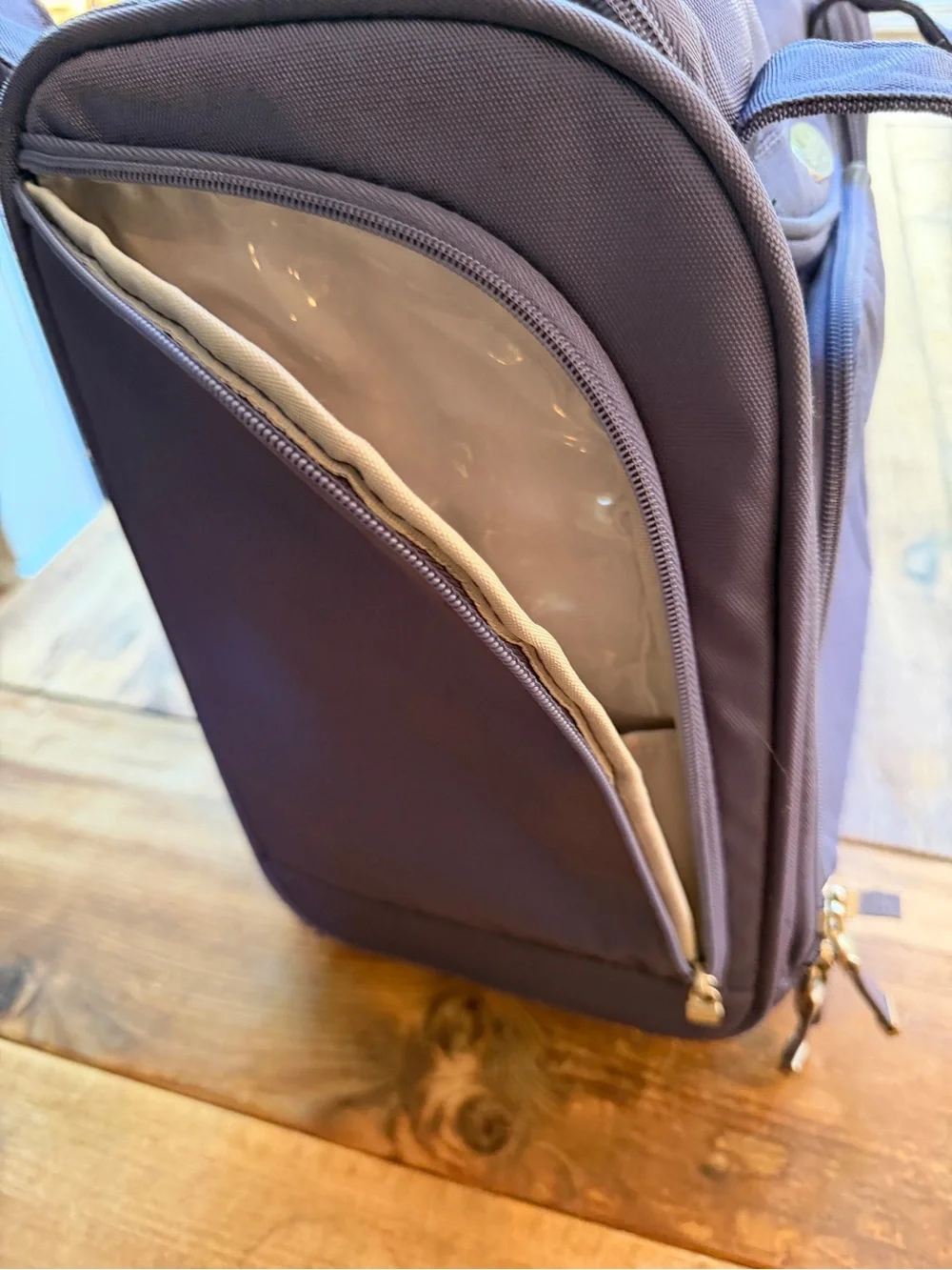 Samsonite Travel Organizer Bag in Deep Purple